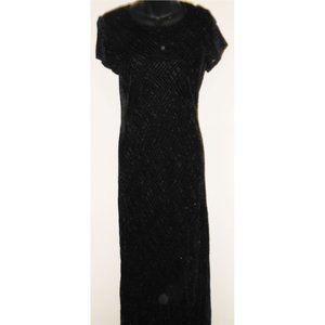 Dress - long - Black Velvet
